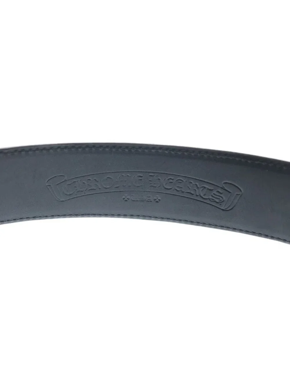 Chrome Hearts Flareani Buckle Leather Belt Black 34